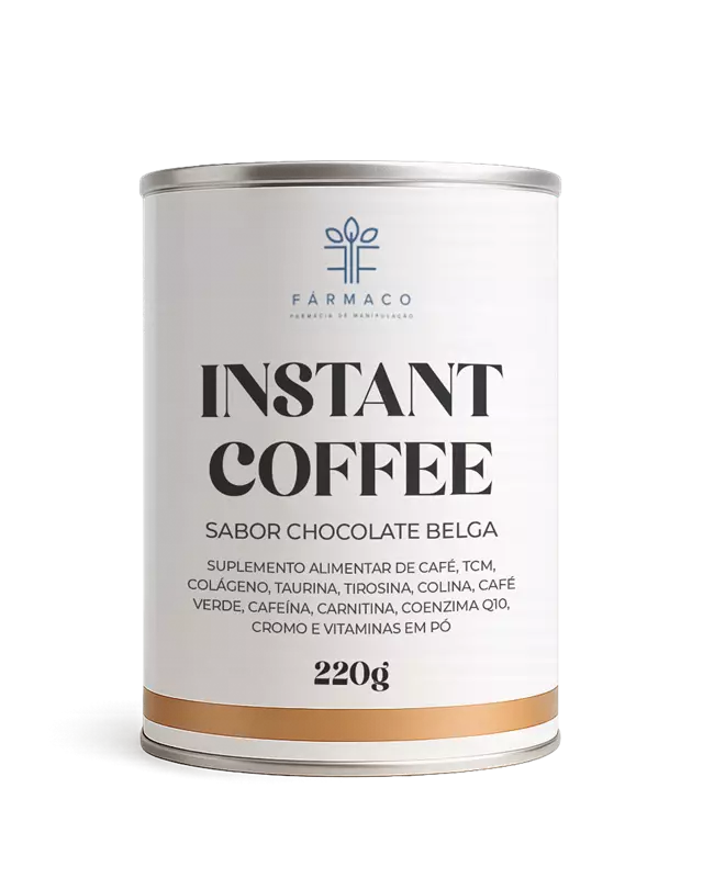 ESGOTADO  - Instant Coffee Sabor Chocolate Belga 220g