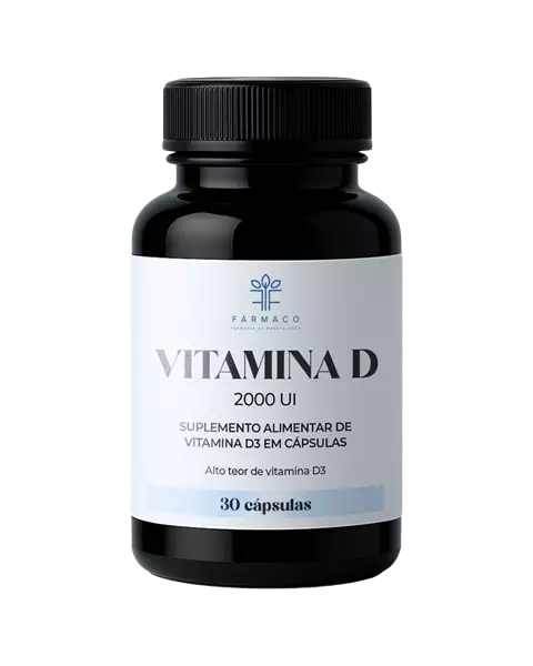 Vitamina D 2000UI 30 cápsulas