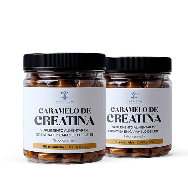 Kit Caramelo de Creatina 2 unidades com 60 caramelos Kit Caramelo de Creatina 2 unidades com 60 caramelos