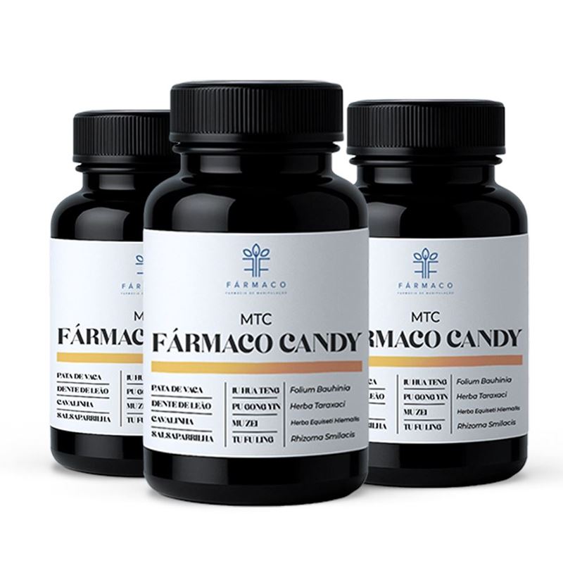 Kit Fármaco Candy 3 Unidades 60 cápsulas 