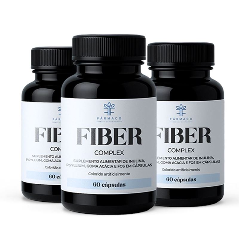 Kit Fiber Complex 3 Unidades 60 cápsulas