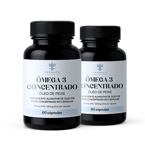 Kit Ômega 3 Concentrado 2 Unidades 60 cápsulas